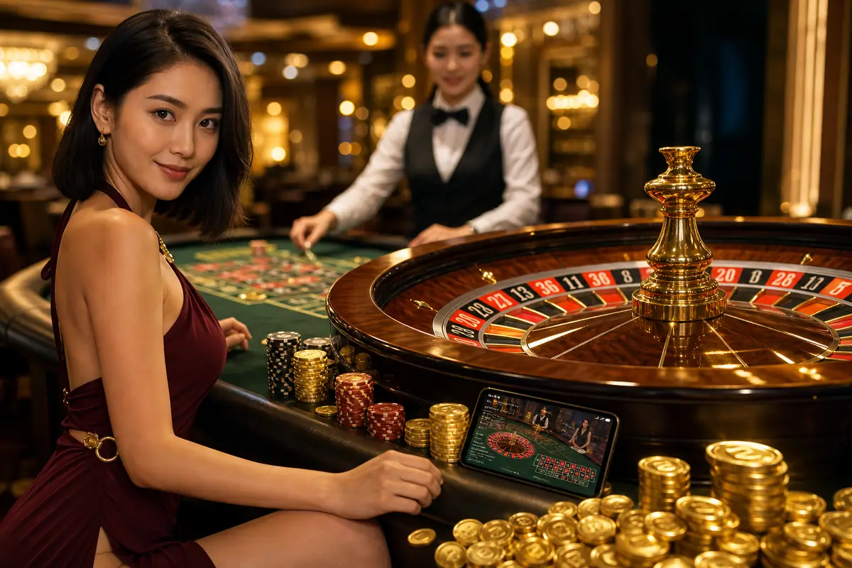 omg67 Casino meja baccarat dealer langsung